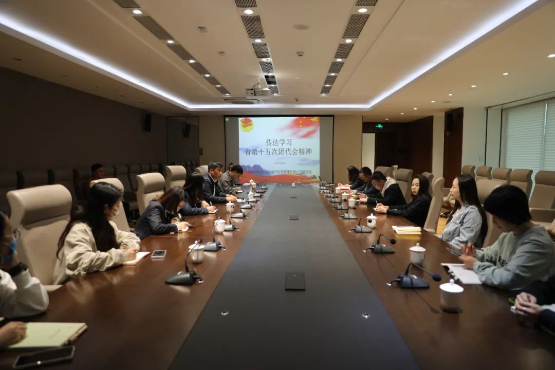 青海國(guó)投團(tuán)委召開(kāi)團(tuán)員大會(huì)專題傳達(dá)學(xué)習(xí)省第十五次團(tuán)代會(huì)精神